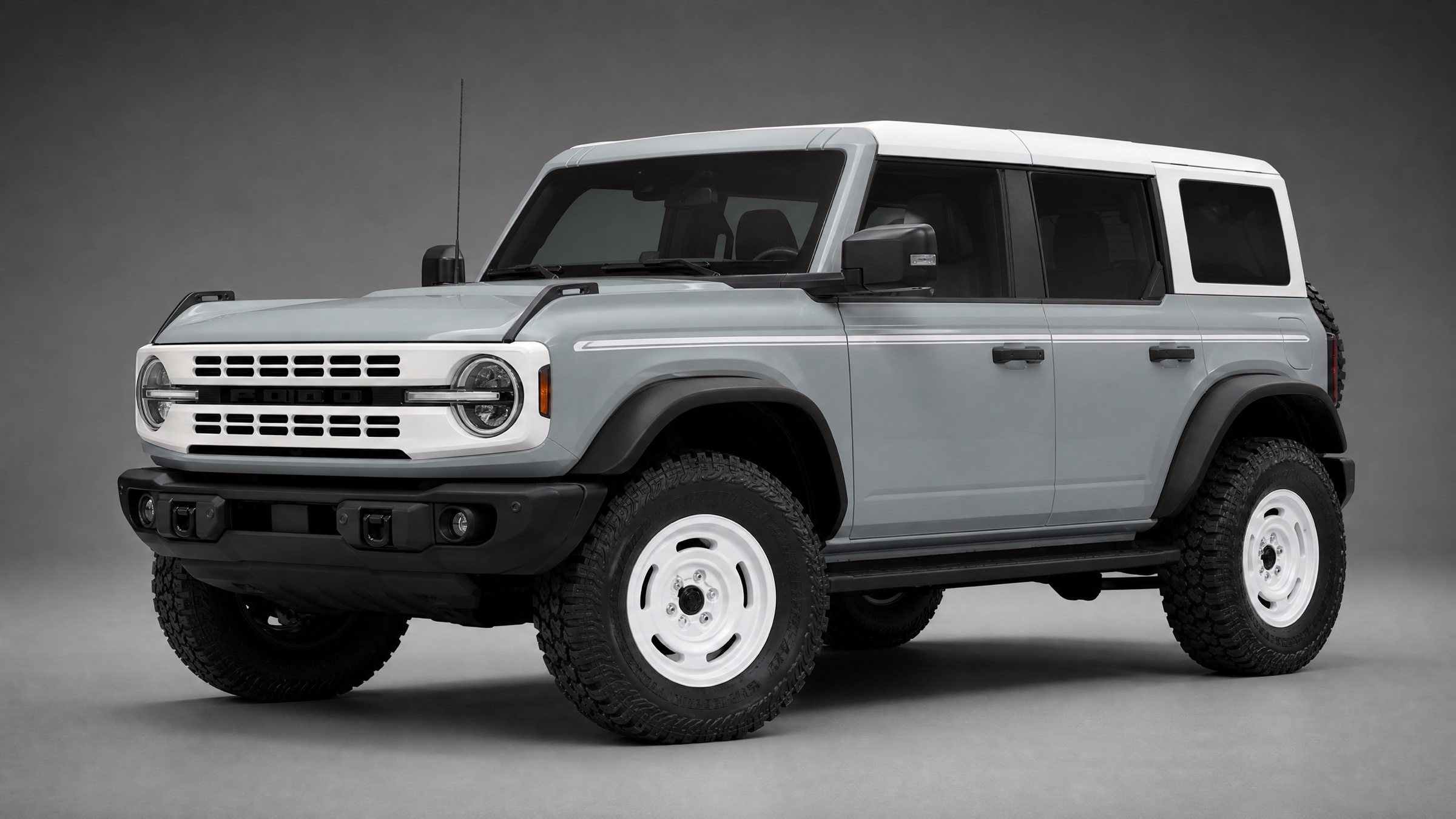 2023–2026 Ford Bronco Heritage Edition 2-door and 4-door (illustration)